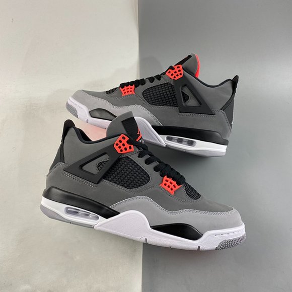 Air Jordan 4 Retro Infrared Sneakers - Picture 1 of 10
